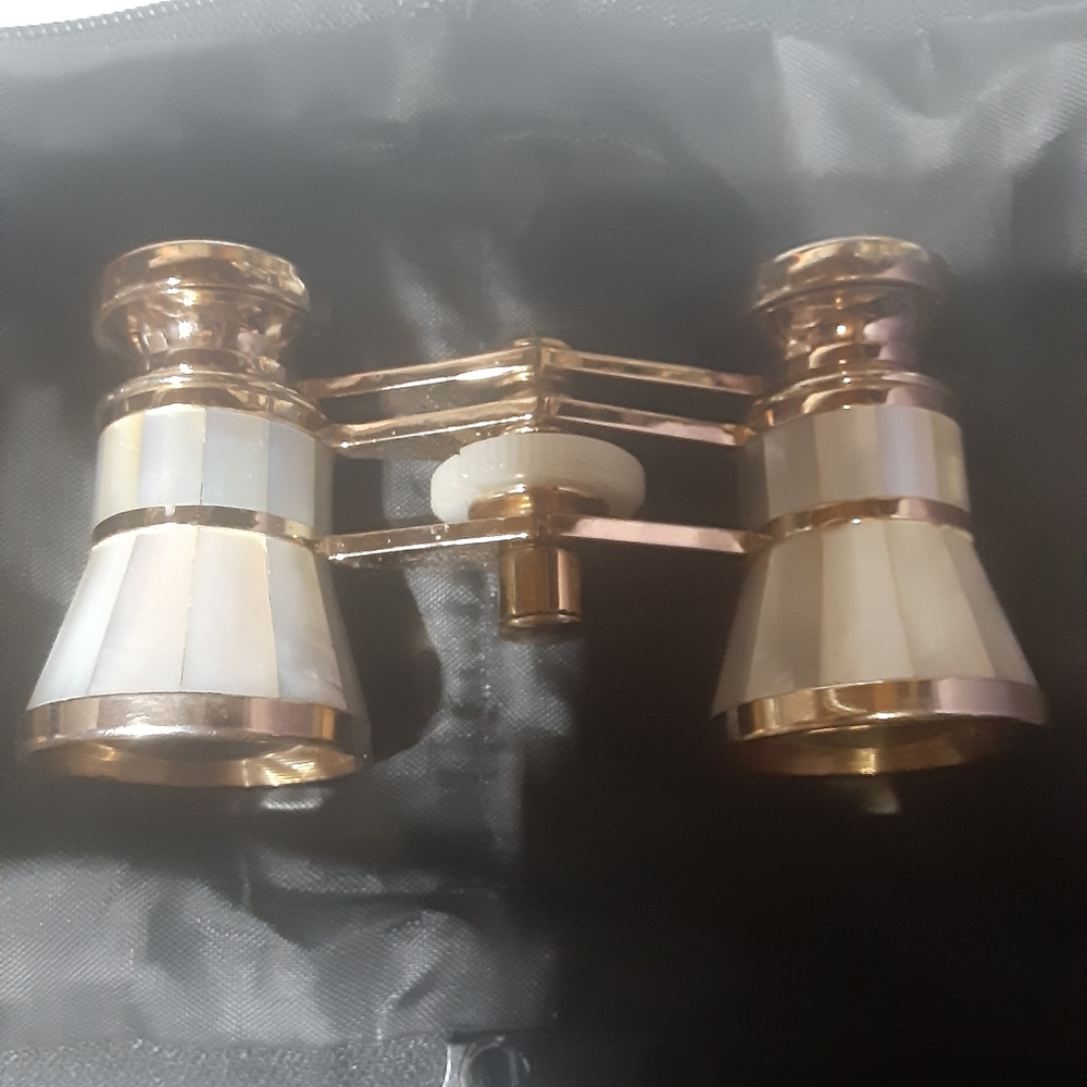 Vintage swift duchess binoculars mother of pearl